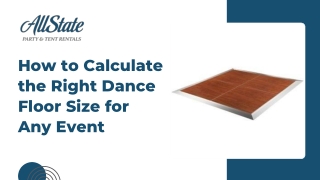 How to Calculate the Right Dance Floor Size for Any Event