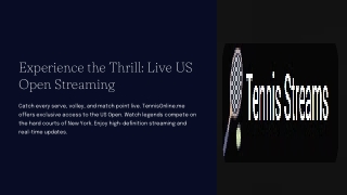 experience the thrill live us open streaming
