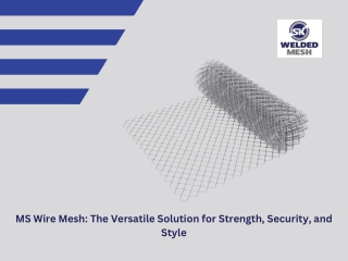 ms wire mesh the versatile solution for strength