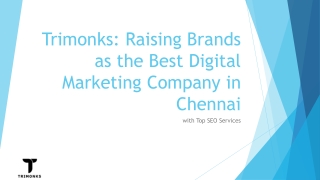trimonks raising brands as the best digital marketing company in chennai