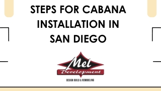steps for cabana installation in san diego