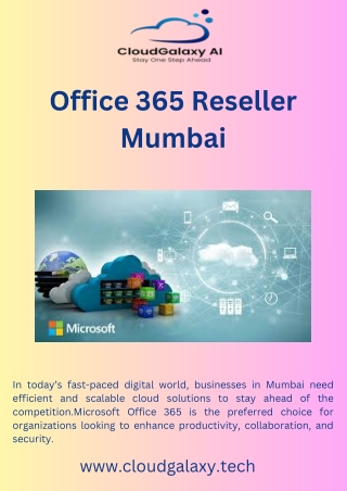 Office 365 Reseller in Mumbai: Get the Best Plans & Support