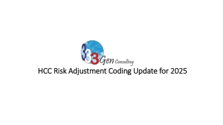 HCC Risk Adjustment Coding Update for 2025
