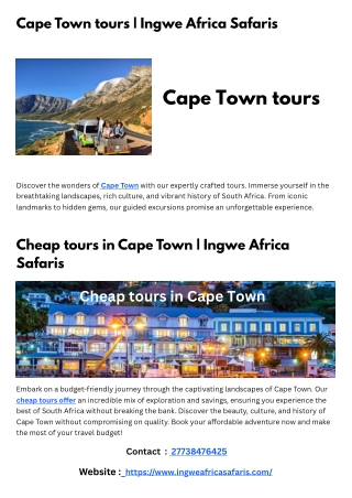 ingweafricasafaris