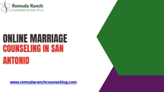 Get the Best Online Marriage Counseling in San Antonio