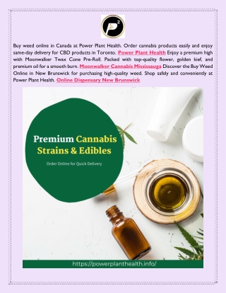 buy weed online in canada at power plant health