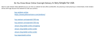 Buy Ambien Online Overnight with Super Saving Offers