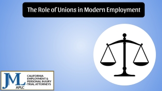 The Role of Unions in Modern Employment