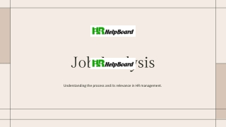 Job Analysis Definition