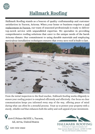 Hallmark Roofing