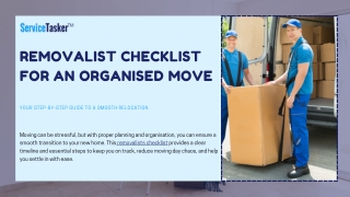 Removalist Checklist for an Organised Move