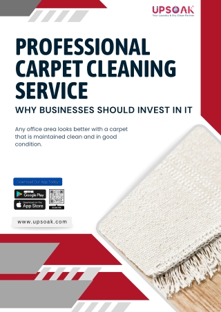 Professional Carpet Cleaning Service: Why Businesses Should Invest in It?