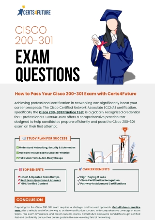 Cisco 200-301 Exam Dumps