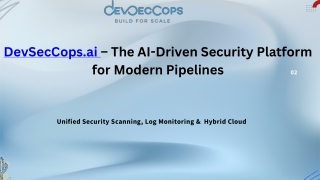 DevSecCops.ai – The AI-Driven Security Platform for Modern Pipelines  (1)