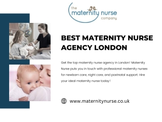 Best maternity nurse agency London
