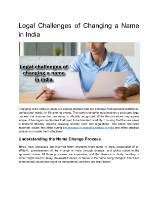 2_Legal Challenges of Changing a Name in India