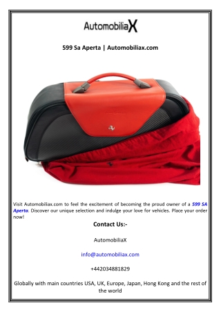599 Sa Aperta  Automobiliax.com