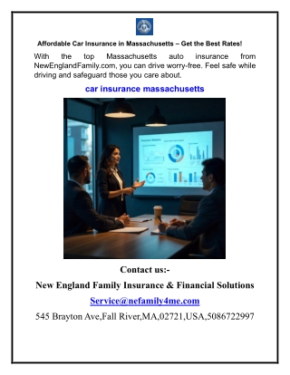 Affordable Car Insurance in Massachusetts – Get the Best Rates!