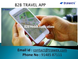 b2b travel app