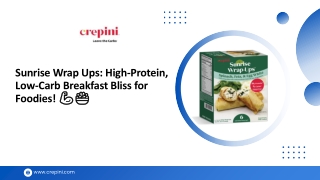 Sunrise Wrap Ups High-Protein, Low-Carb Breakfast Bliss for Foodies!