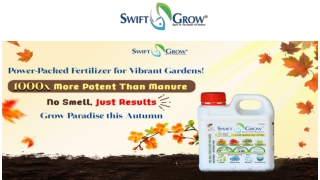 Improve Soil & Plant Health with Natural Feed Order At Swift Grow