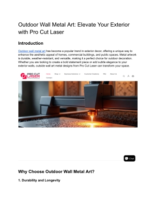 Outdoor Wall Metal Art_ Elevate Your Exterior with Pro Cut Laser (1)