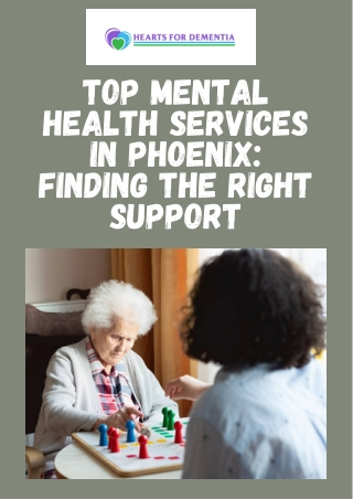 Top Mental Health Services in Phoenix