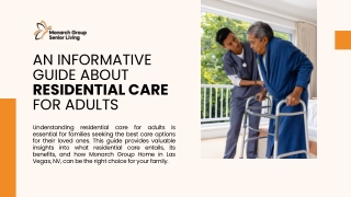 An Informative Guide About Residential Care For Adults