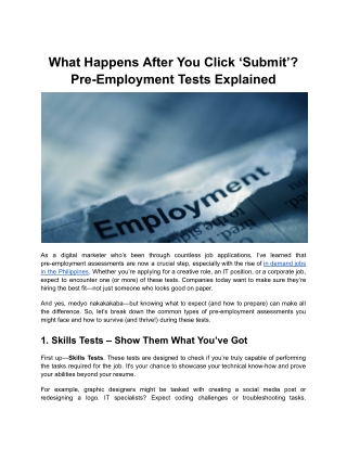 What Happens After You Click ‘Submit’
