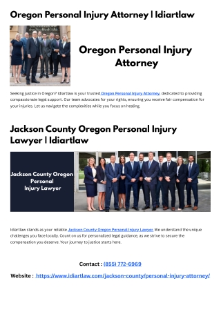 oregon personal injury attorney idiartlaw
