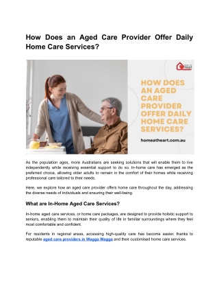 How Does an Aged Care Provider Offer Daily Home Care Services_.docx