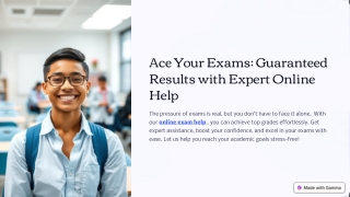 Get Expert Support with Online Exam Help for Guaranteed Results
