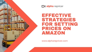 Smart Pricing Techniques To Succeed On Amazon
