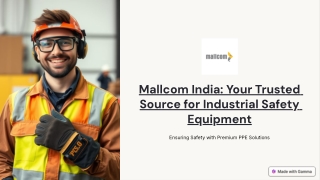 Mallcom Your Go-To Brand for Safety Equipment