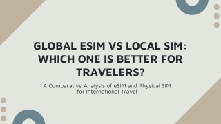 global esim vs local sim which one is better