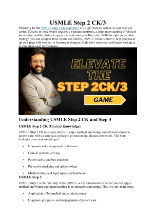 USMLE Step 2 CK/3