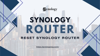 Reset Synology Router