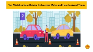 Top Mistakes New Driving Instructors Make and How to Avoid Them