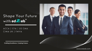 Shape Your Future with edZeb's Finance & Accounting Course