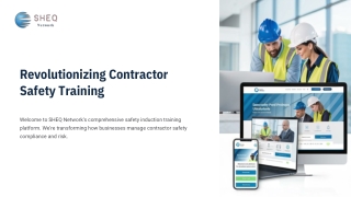 Comprehensive Online EHS and Safety Induction Training Software