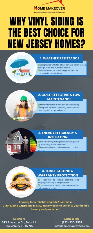 Vinyl Siding vs. Other Siding Materials: Why It’s the Best for NJ Homes