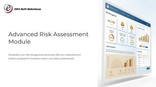 Advanced Risk Assessment Module for Effective Risk Management