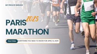 Paris Marathon 2025: Chauffeur & VTC Service Guide