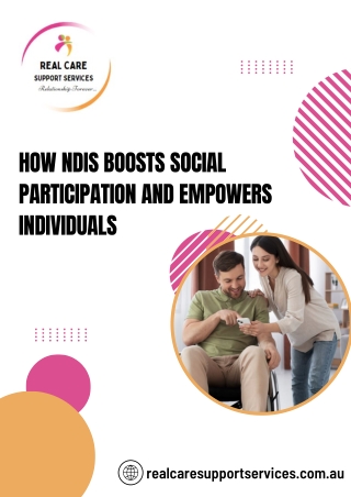 How NDIS Boosts Social Participation and Empowers Individuals