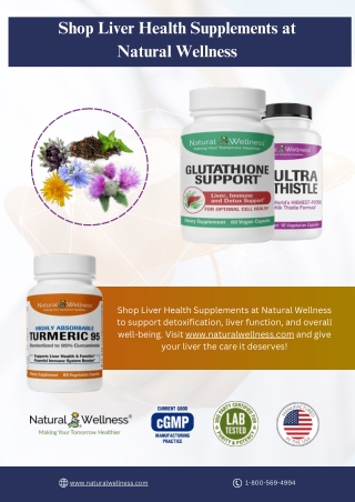 Shop Liver Health Supplements at Natural Wellness - www.naturalwellness.com