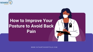 How to Improve Your Posture to Avoid Back Pain