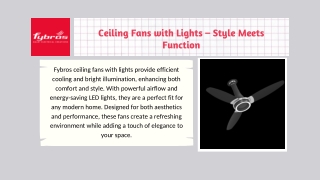 ceiling fans with lights style meets function