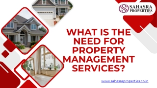 What Is the Need for Property Management Services