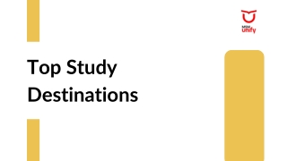 Top Study Destinations