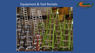 Equipment & Tool Rentals